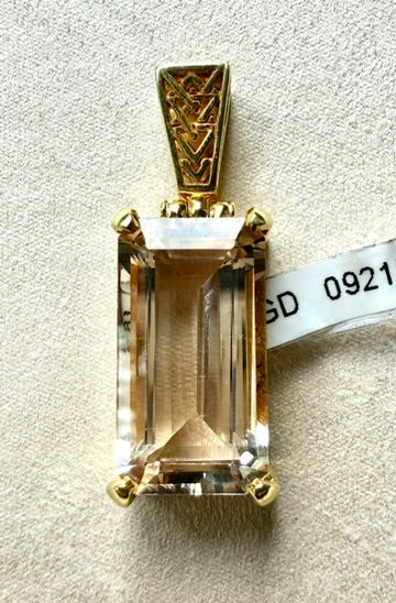 Scapolite Fine Vibrational Gemstone Pendant