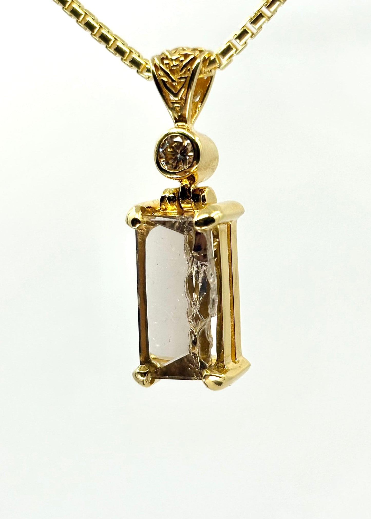 Smoky Quartz Angelic Reflections Pendant