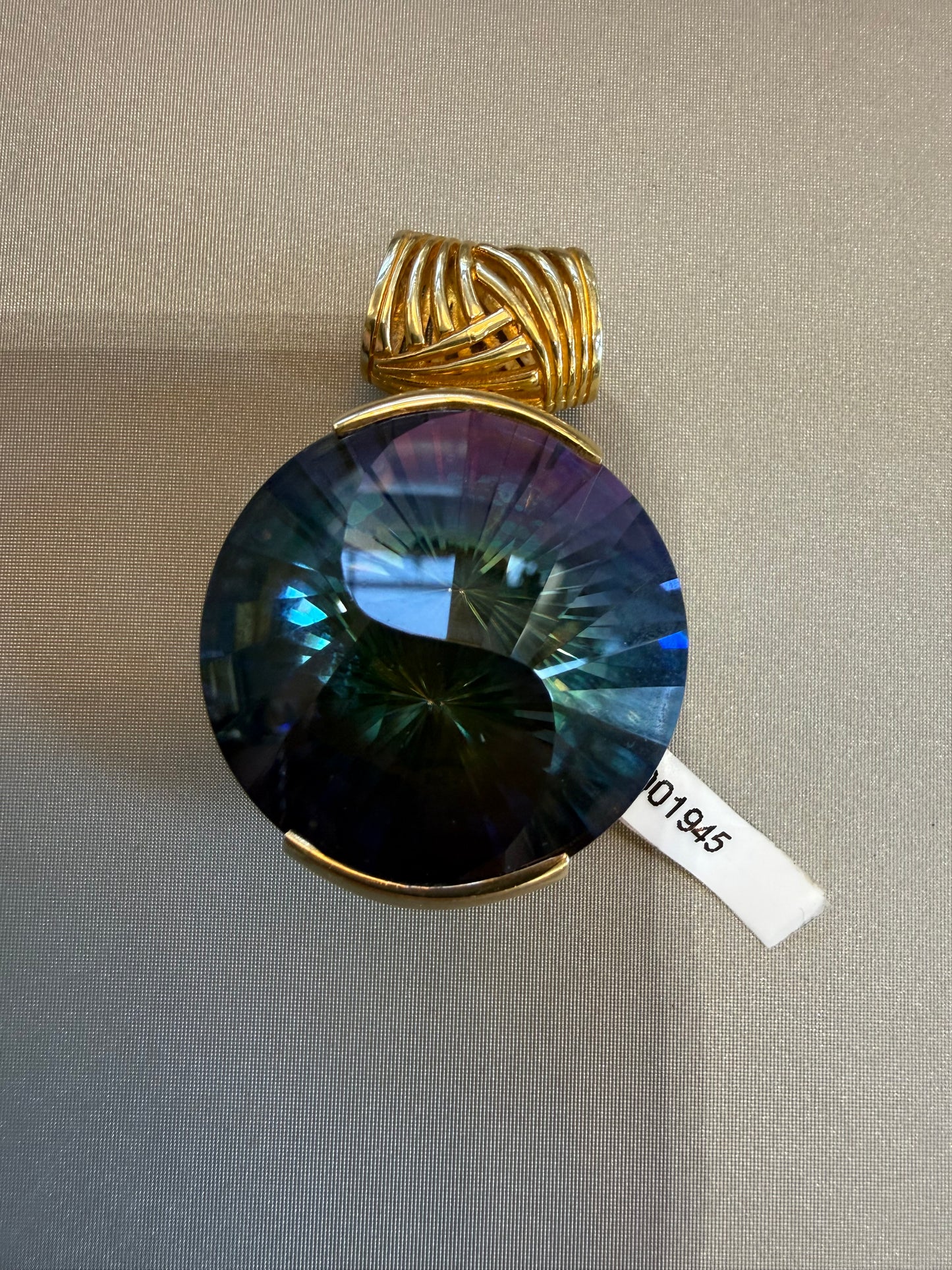 Indigo Warrior Mystic Vibrational Gemstone Pendant * Gem Show