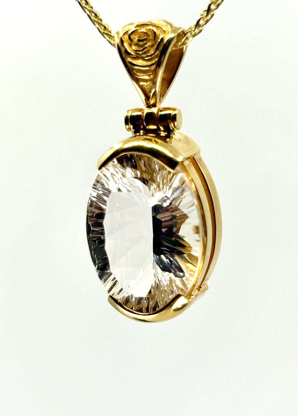 Danburite Fine Vibrational Gemstone Pendant *