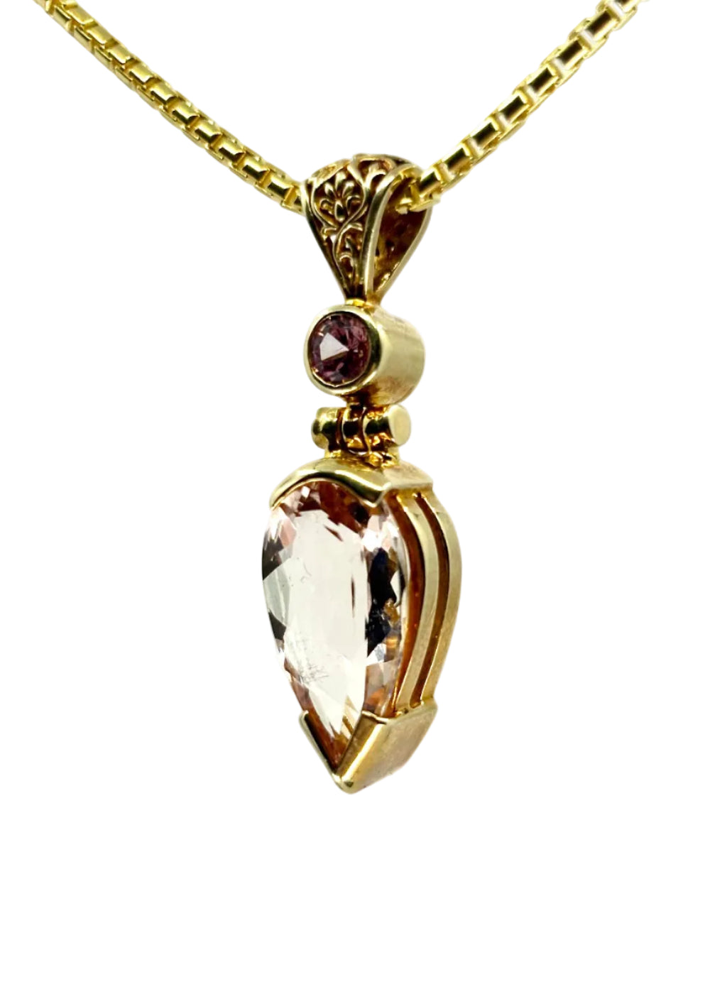 Morganite Gemstone pendant