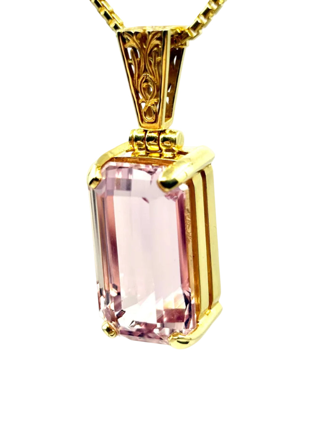 Kunzite Fine Vibrational Gemstone Pendant