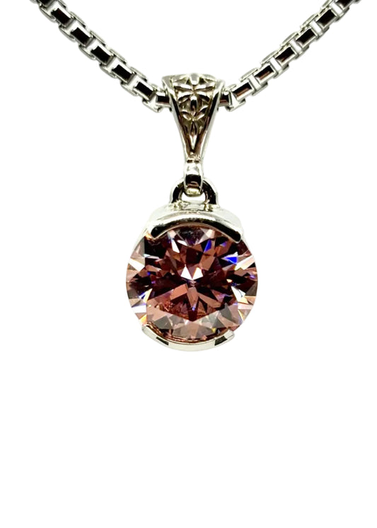 Pink Moissanite