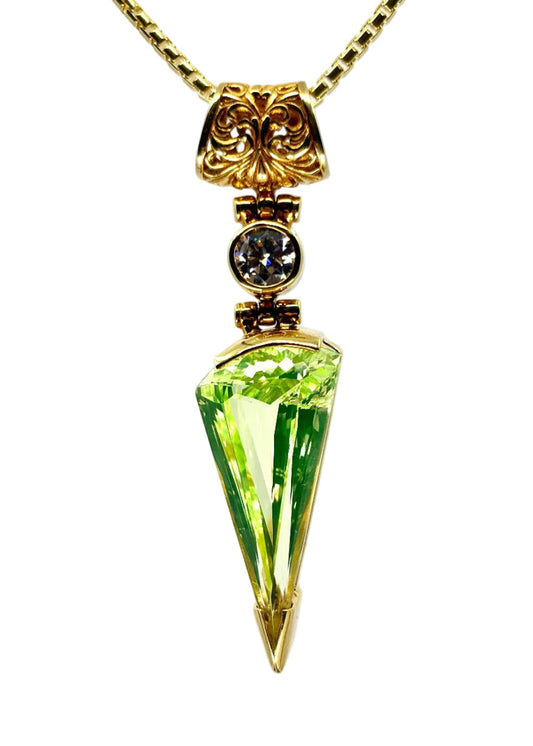 Mint Spinel Gemstone 