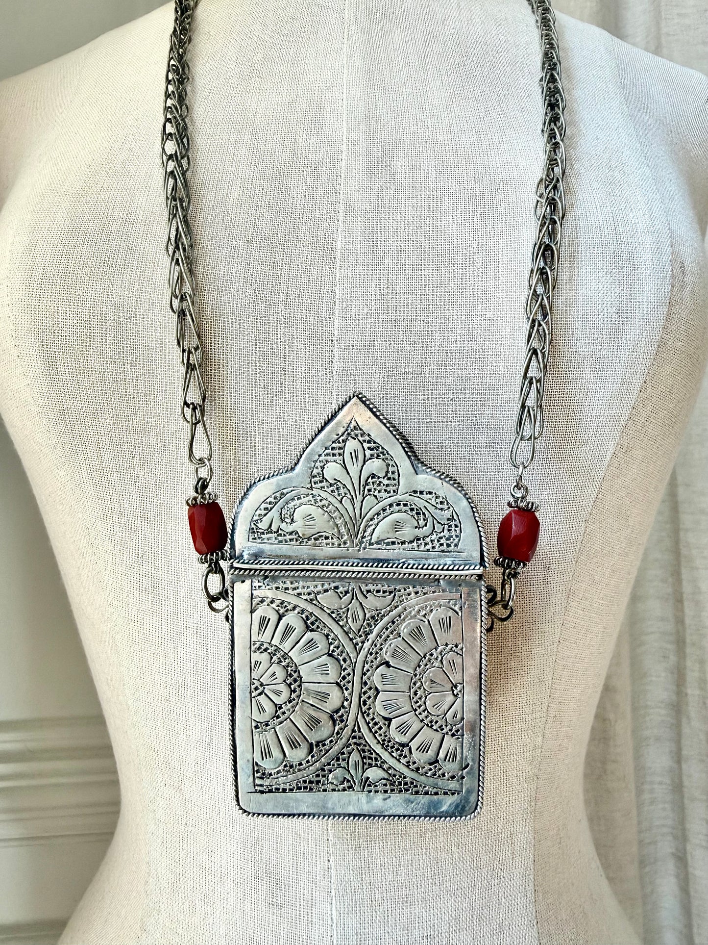 Vintage Amulet Box Necklace