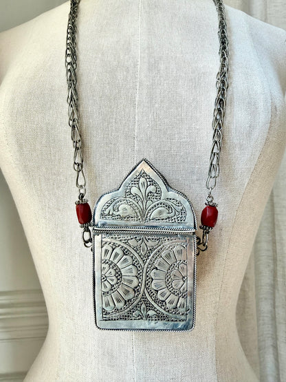 Vintage Amulet Box Necklace