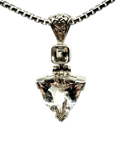 Danburite + Phenacite Vibrational Gemstone Pendant