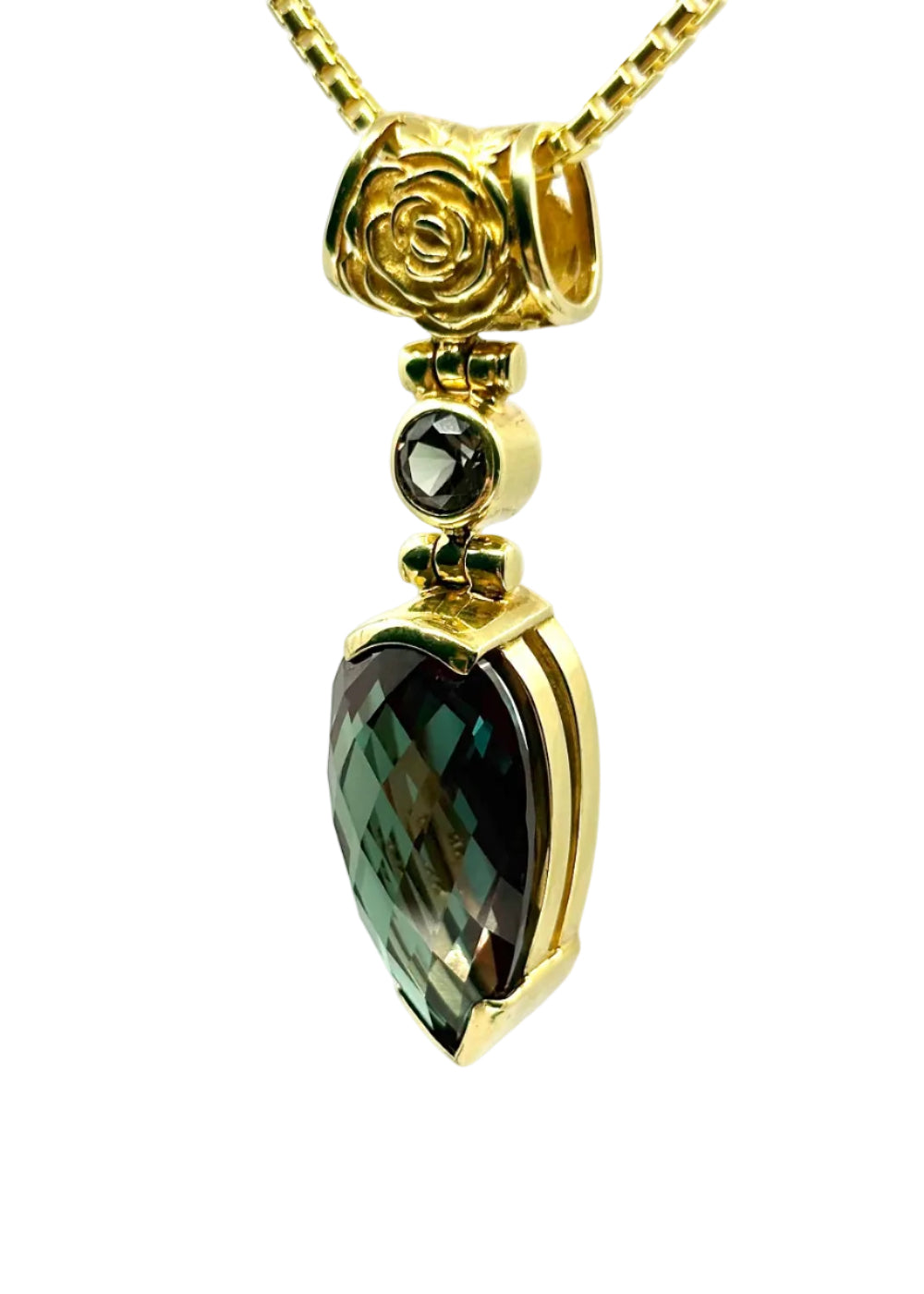 Natural Alexandrite Chrysoberyl Fine Vibrational Gemstone Pendant