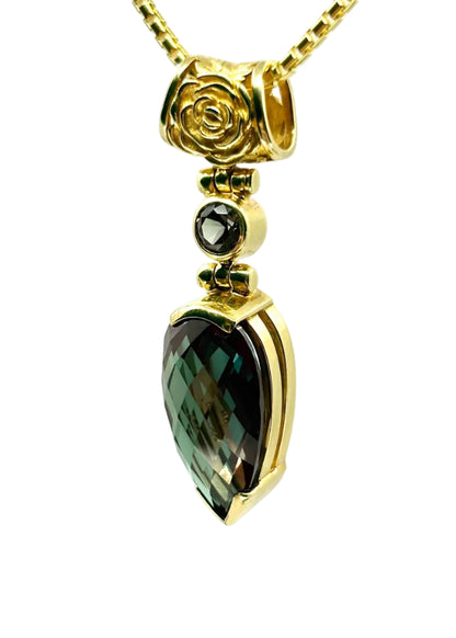 Alexandrite Chrysoberyl Vibrational Gemstone Pendant
