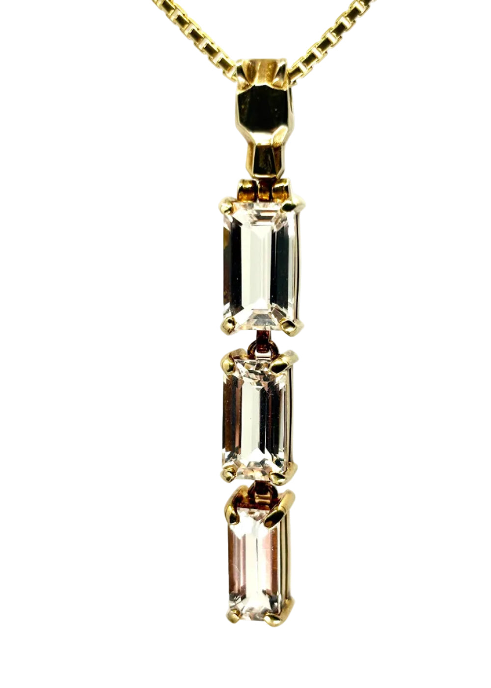 Danburite Gemstones 3 tier 