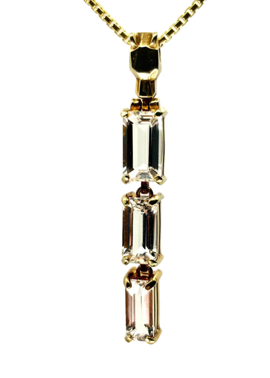 Danburite Gemstones 3 tier 