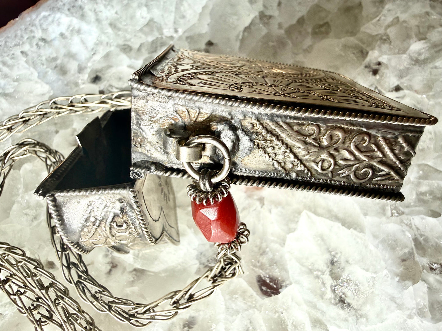 Vintage Amulet Box Necklace