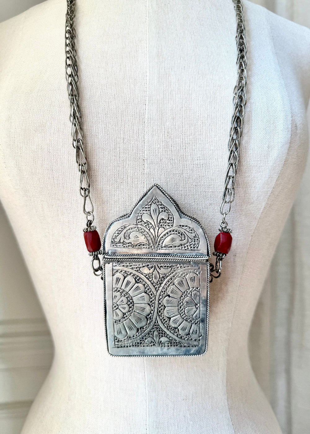 Vintage Amulet Box Necklace