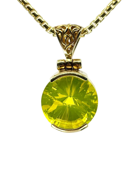 Neon Yellow Yag Garnet 