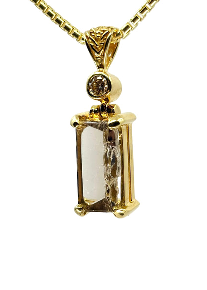 Smoky Quartz Angelic Reflections Pendant 