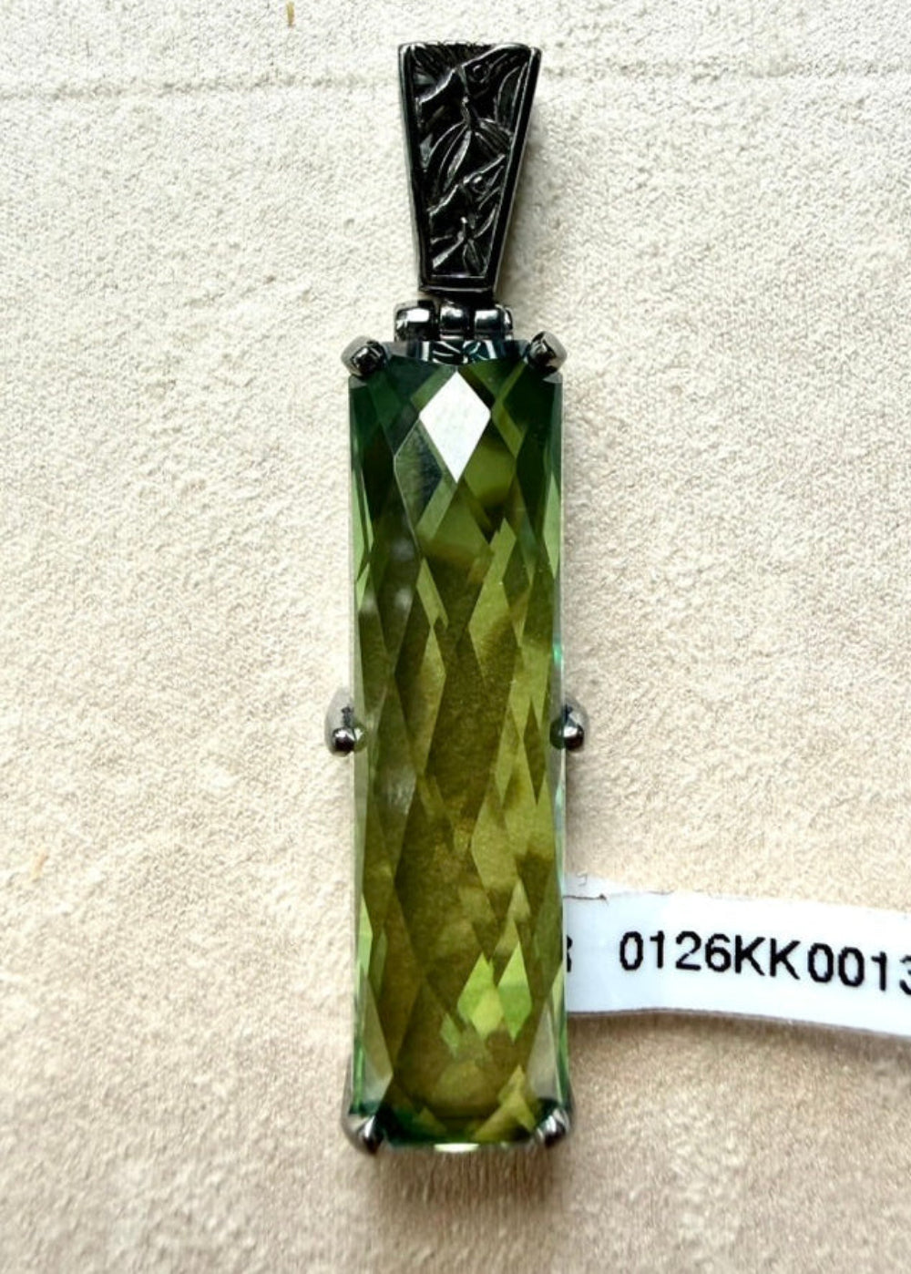 Luminous Heart Mystic Quartz Fine Vibrational Gemstone Pendant