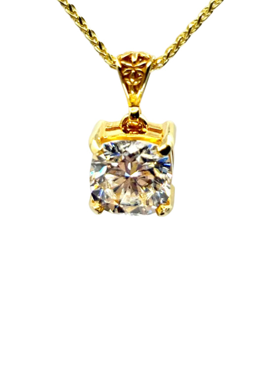 White Moissanite 