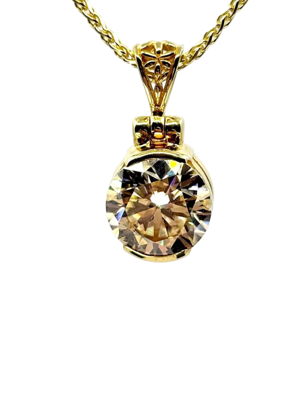 Champagne Moissanite