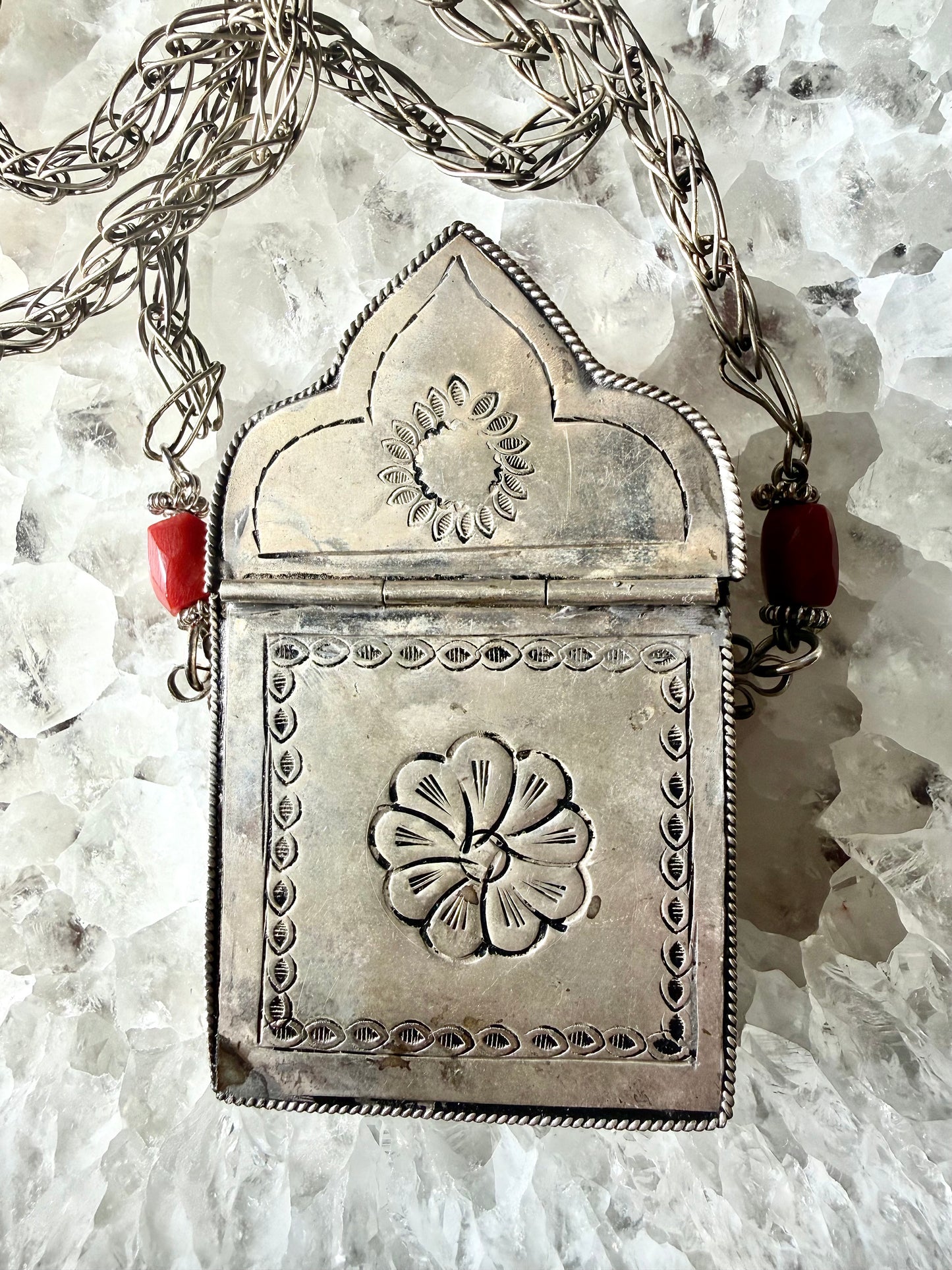 Vintage Amulet Box Necklace