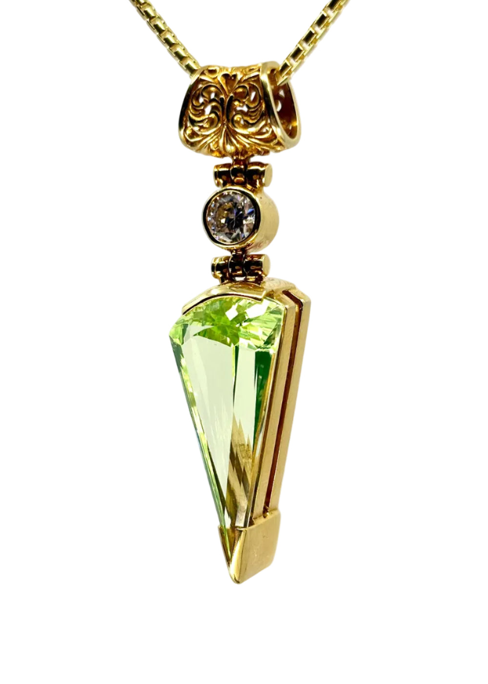 Mint Spinel Gemstone 