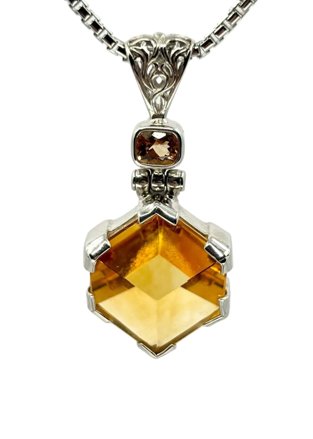 Gaia Citrine Portal Pendant 