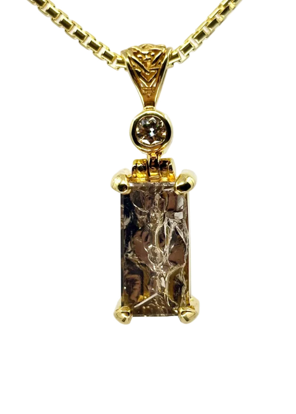 Smoky Quartz Angelic Reflections Pendant 