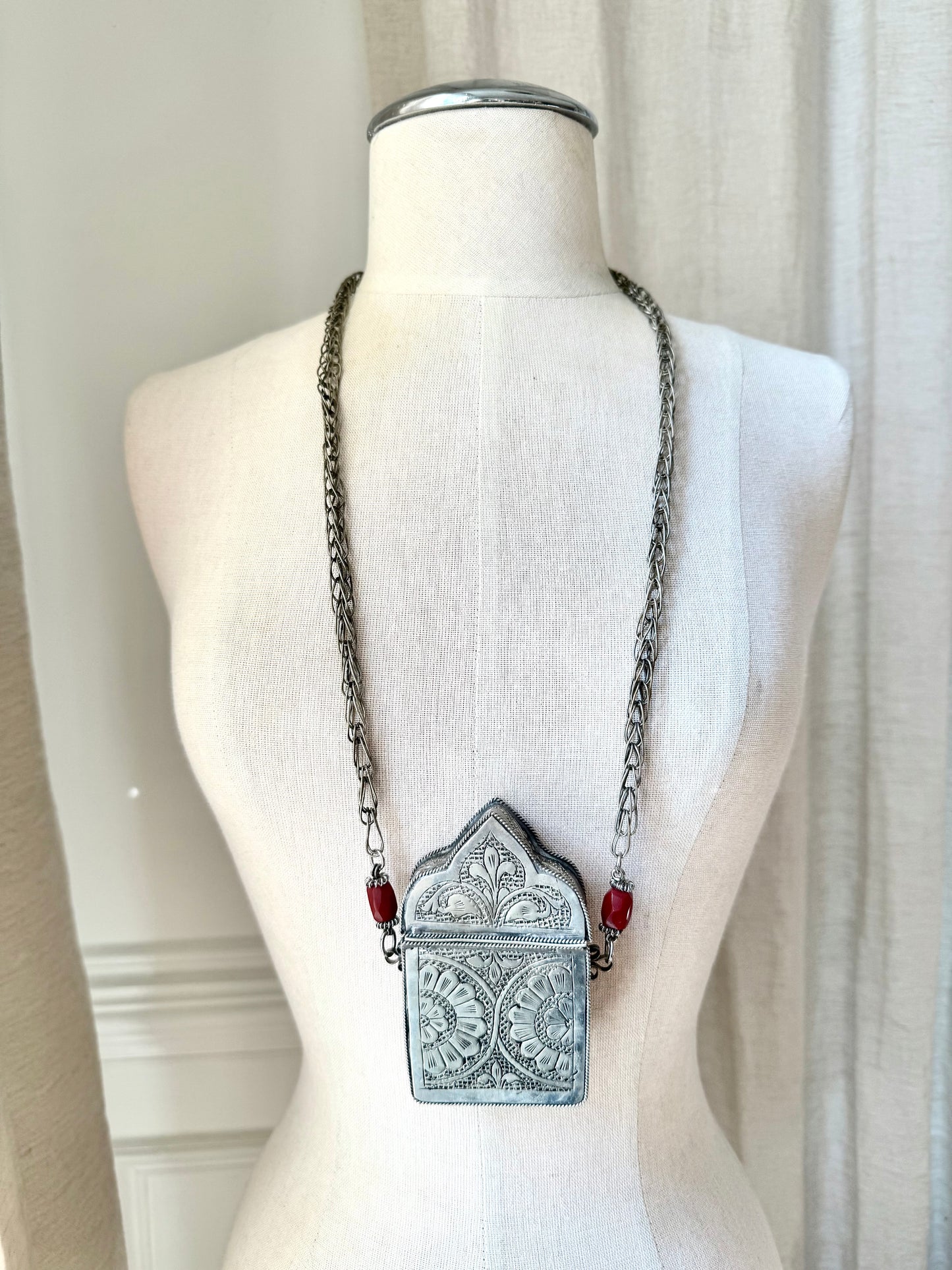 Vintage Amulet Box Necklace
