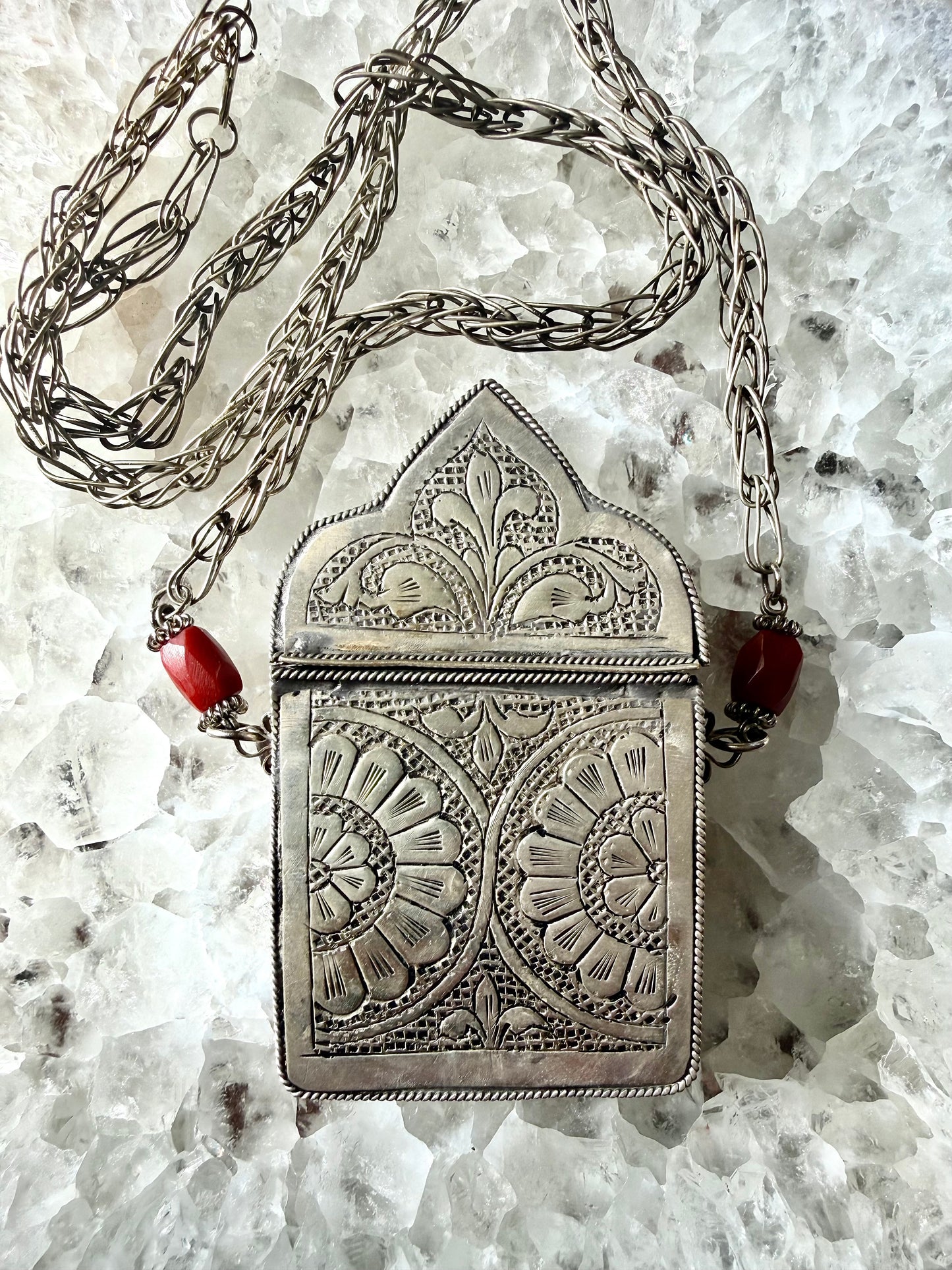 Vintage Amulet Box Necklace