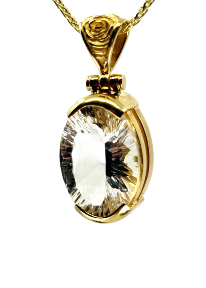 Danburite Fine Vibrational Gemstone Pendant