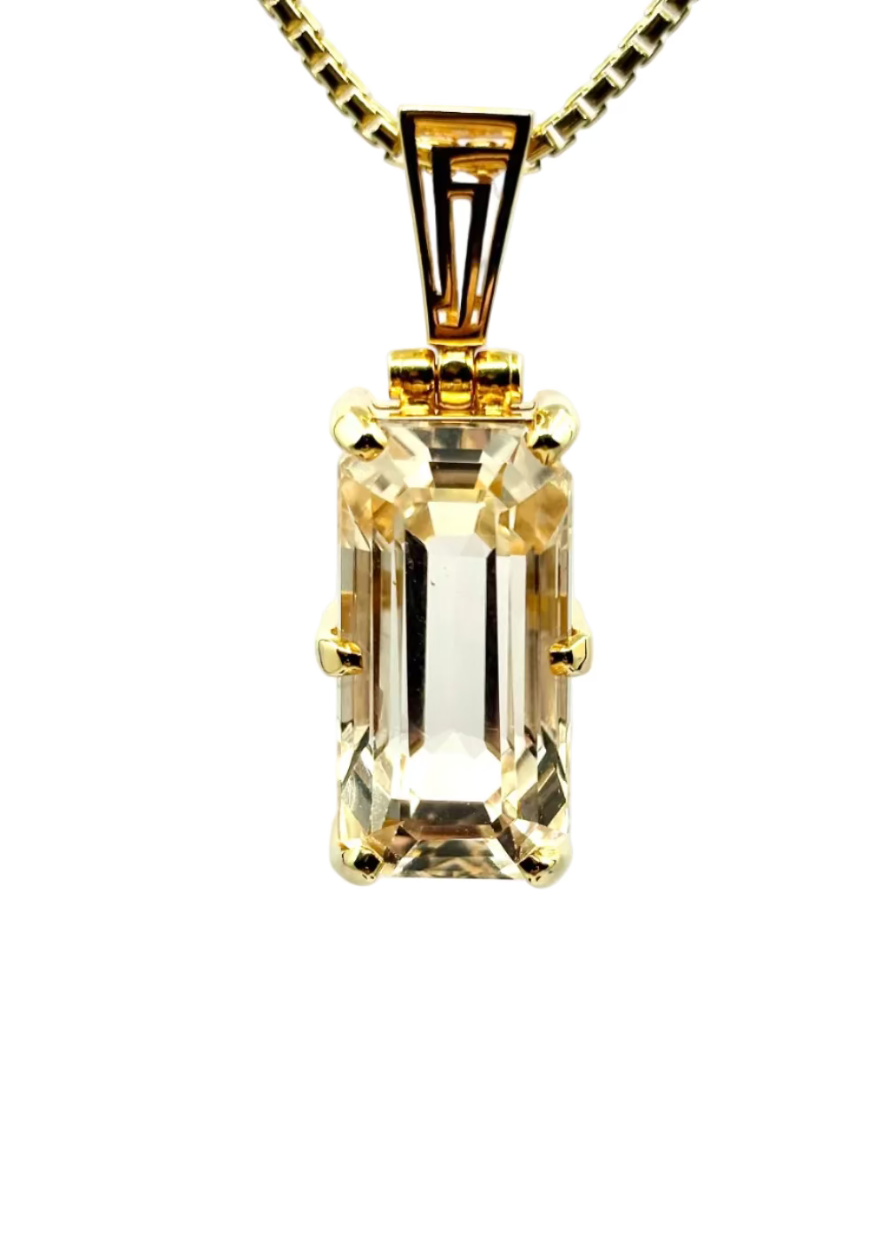 Spodumene Fine Vibrational Gemstone Pendant