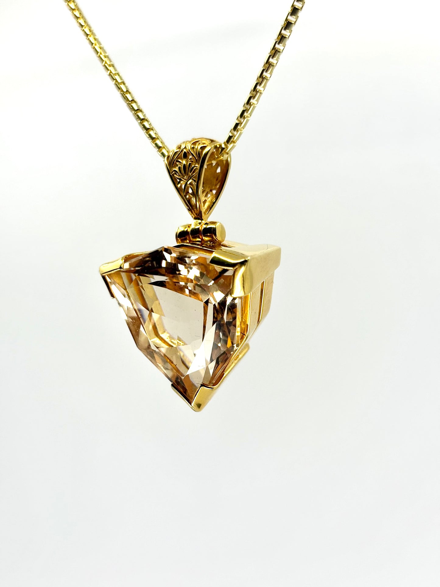 Large Scapolite Fine Vibrational Gemstone Pendant *