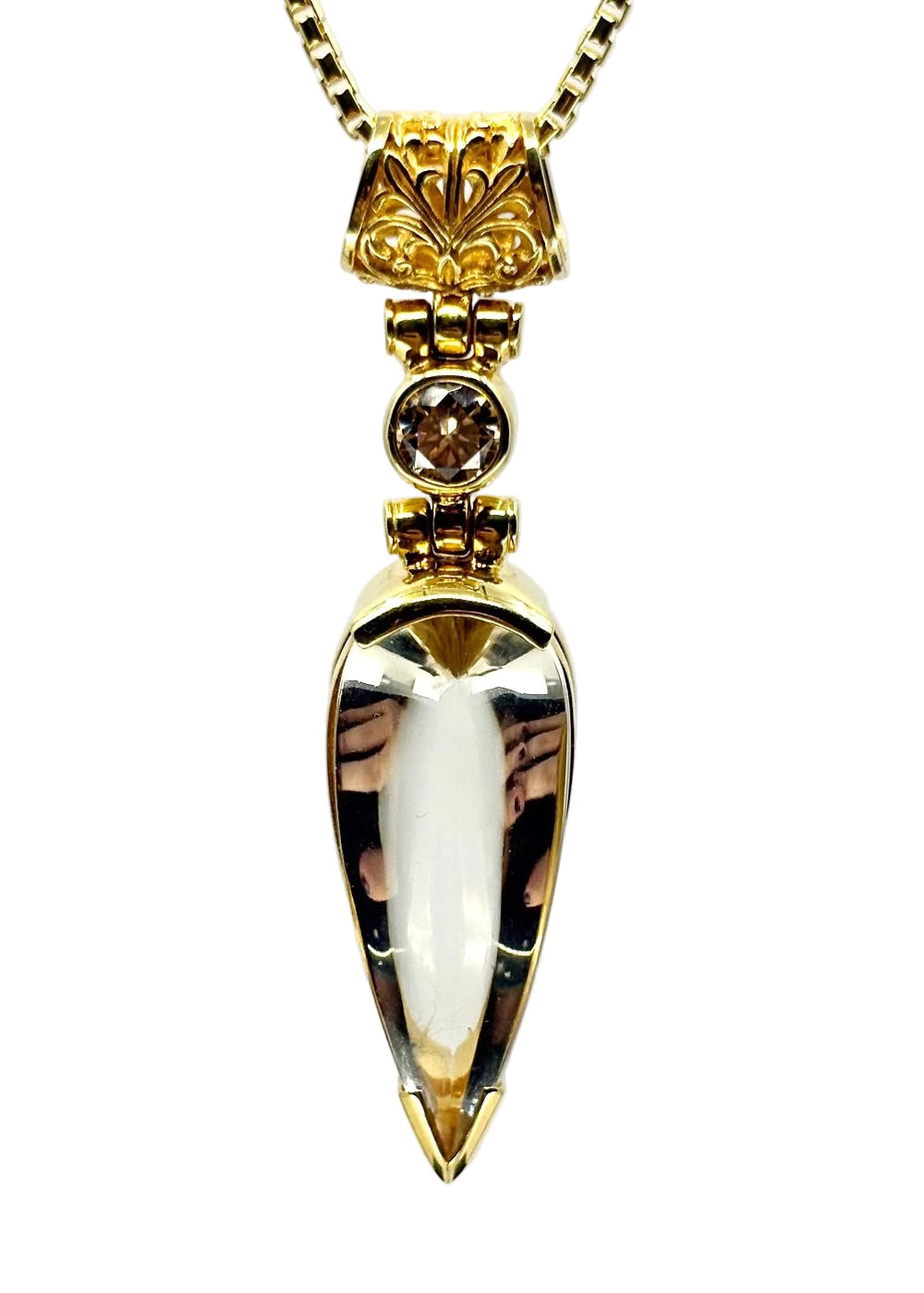 Champagne Citrine Pendants 