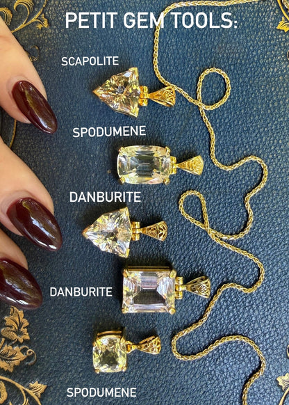 Danburite Vibrational Gemstone Pendant