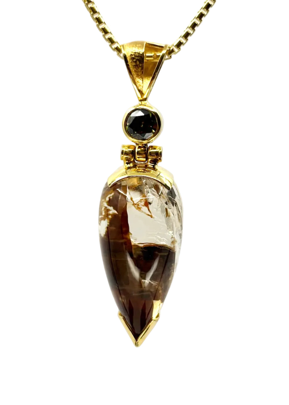 Biotite Quartz gemstone 