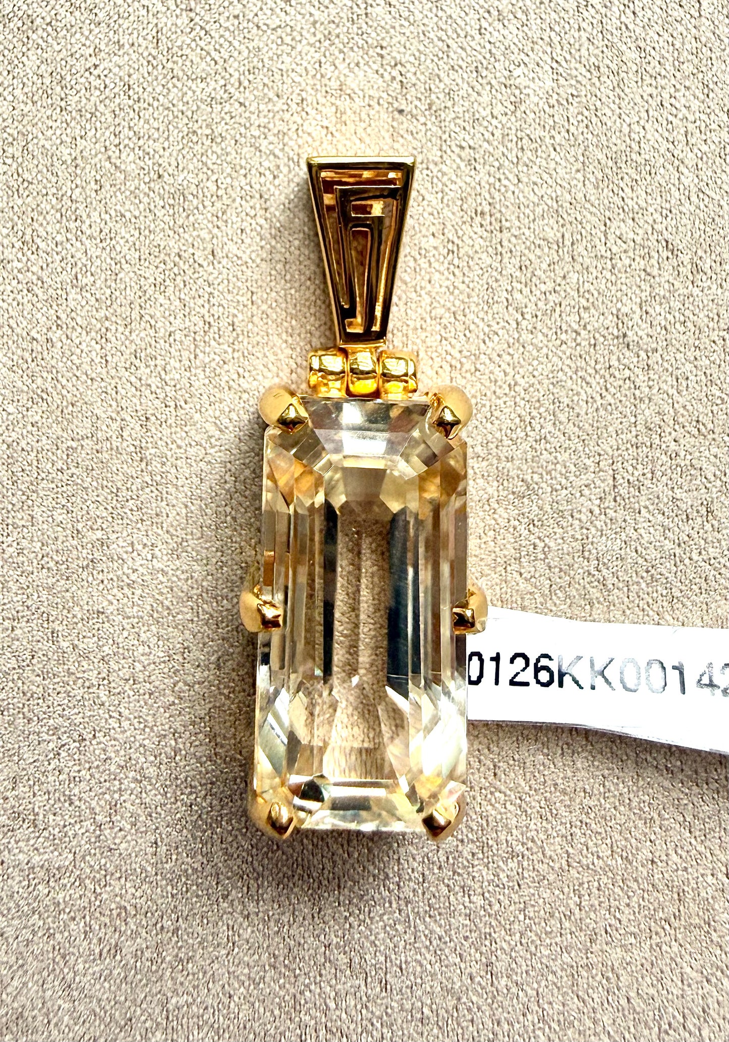 Spodumene Fine Vibrational Gemstone Pendant