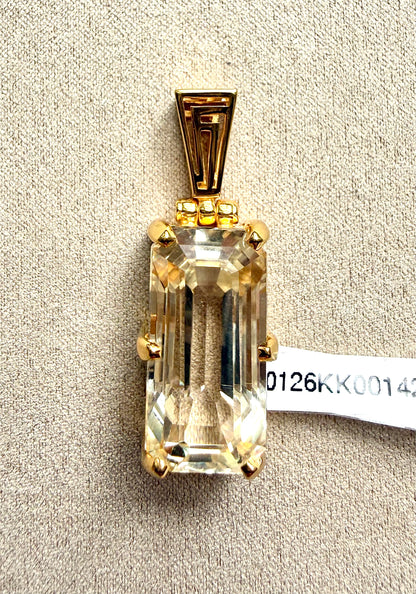 Spodumene Fine Vibrational Gemstone Pendant