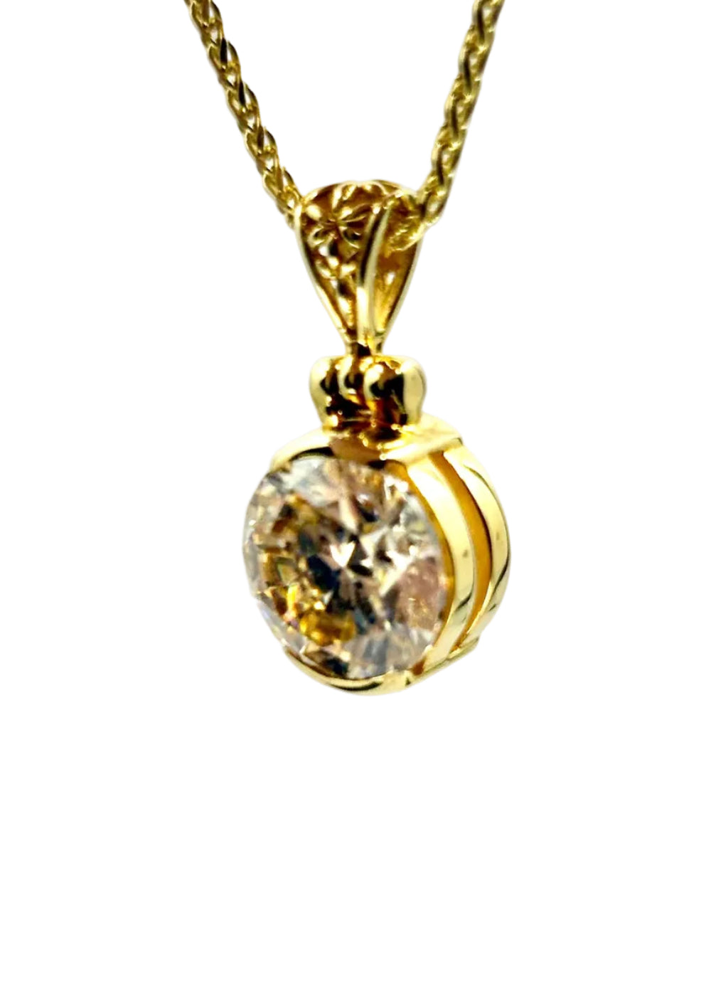Champagne Moissanite 
