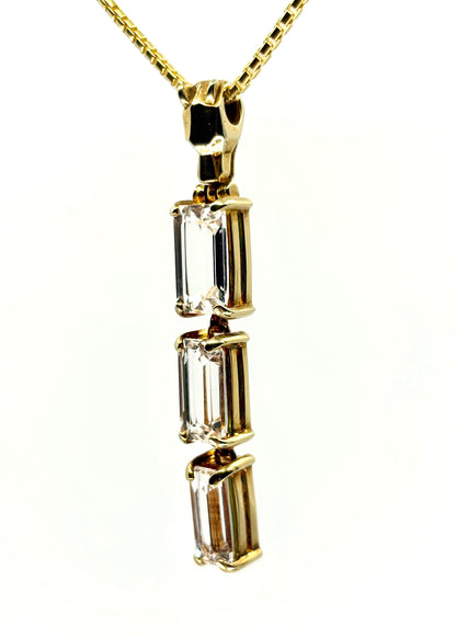 Danburite Gemstones 3 tier 