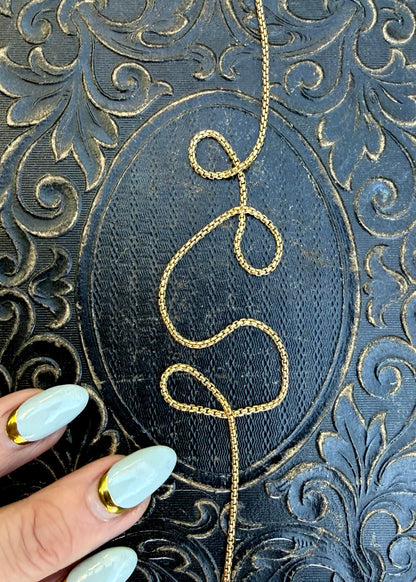 18K Solid Gold Italian Chain NSFOG040