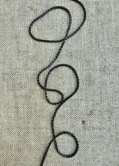 Black Rhodium, Sterling Silver Braid Chain NPLM050RH
