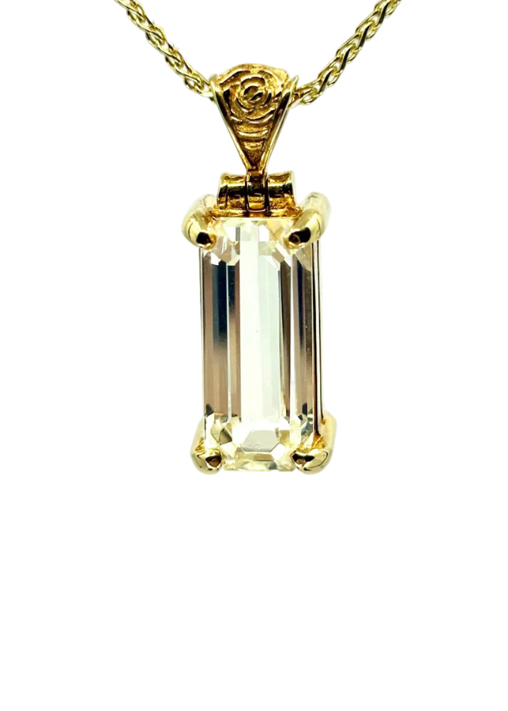 Spodumene Vibrational Gemstone Pendant