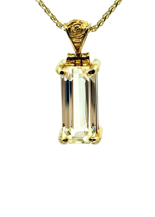 Spodumene Vibrational Gemstone Pendant
