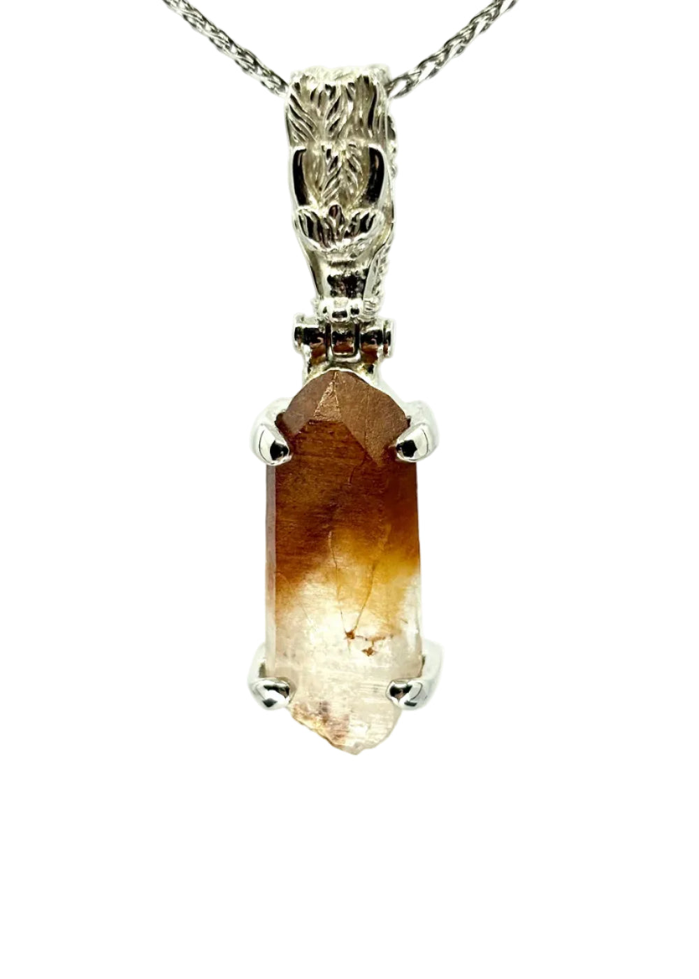 Raw Lithium Vibrational Gemstone Pendant