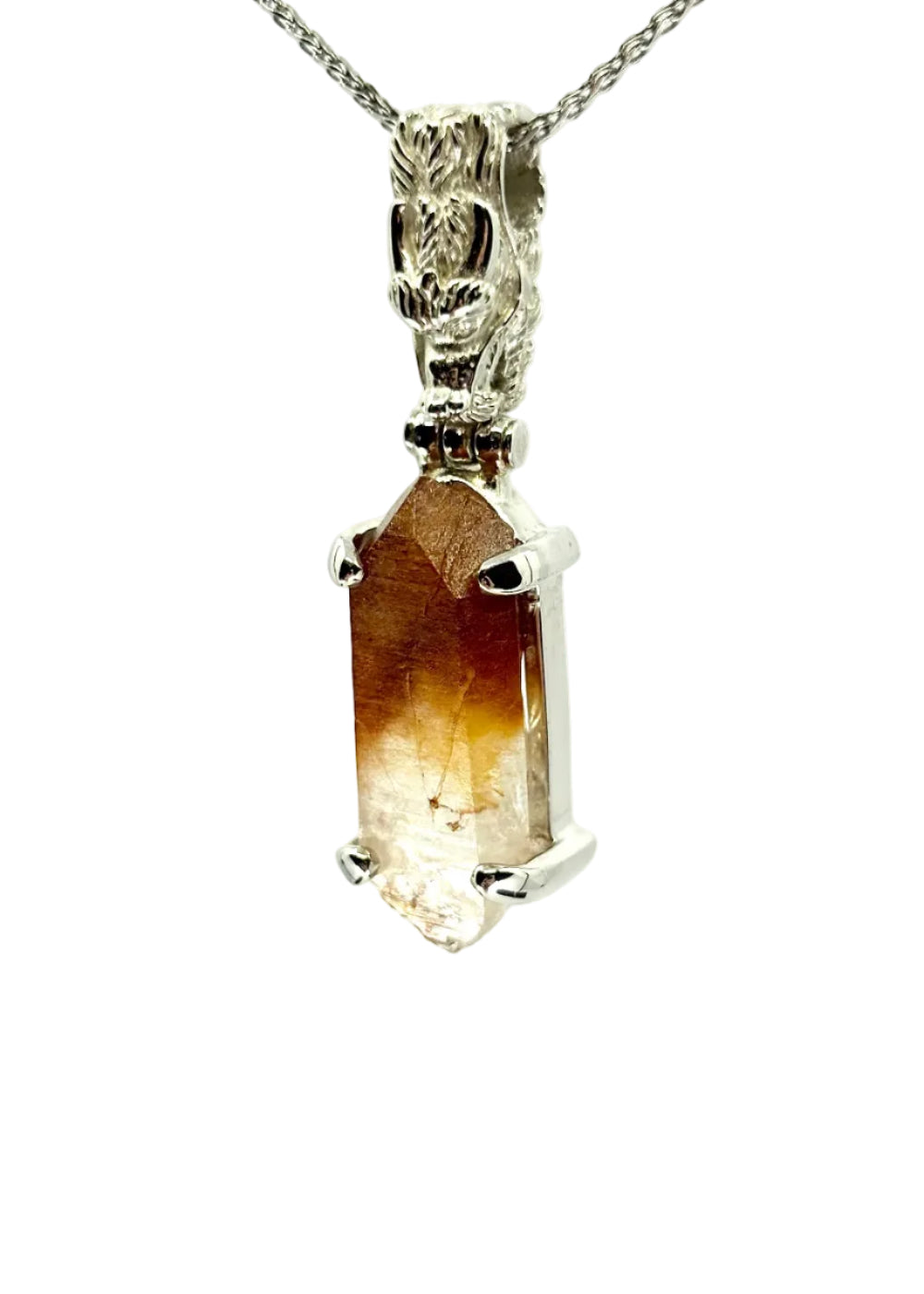 Raw Lithium Vibrational Gemstone Pendant