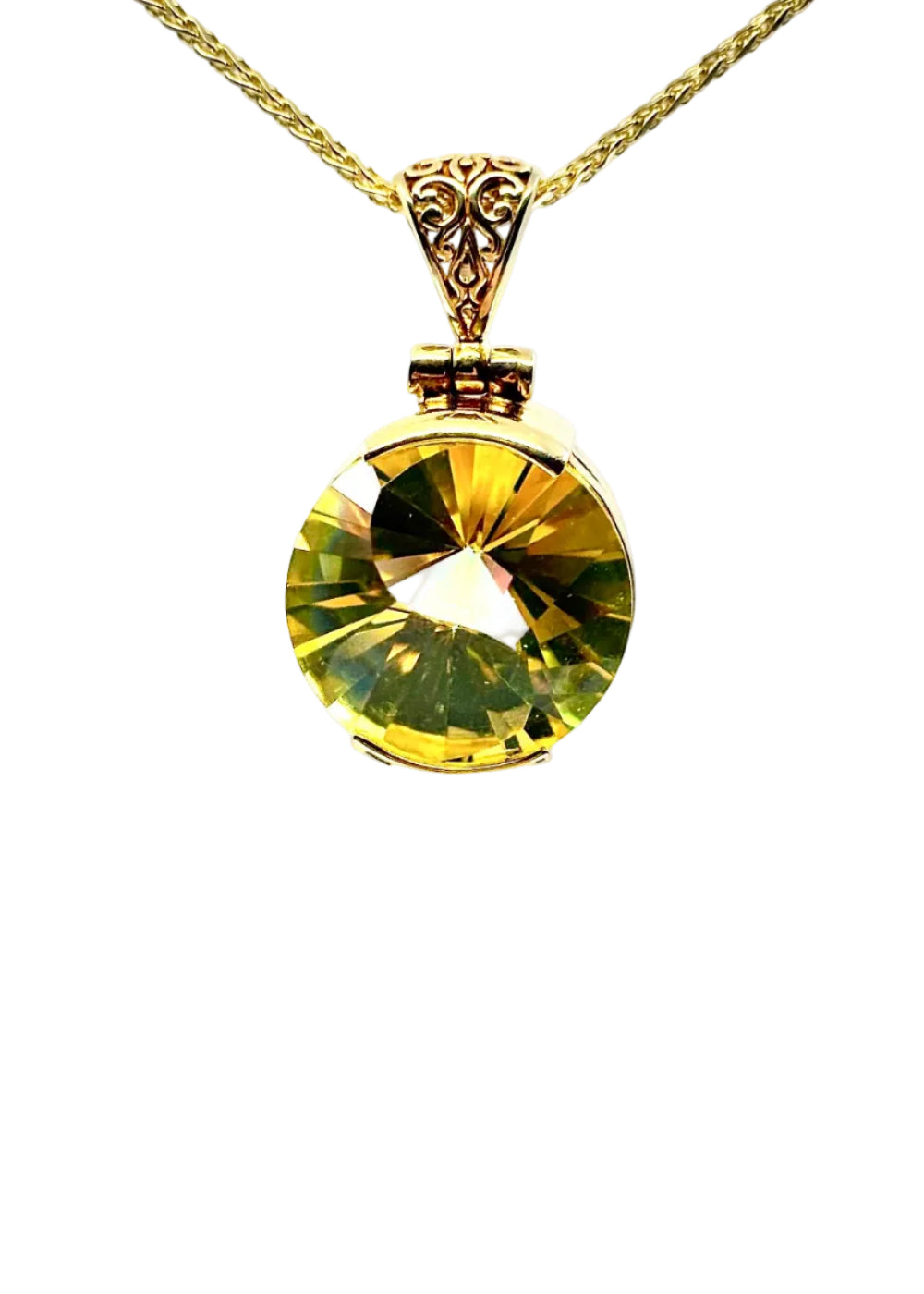 Amaterasu Mystic Quartz Vibrational Gemstone Pendant