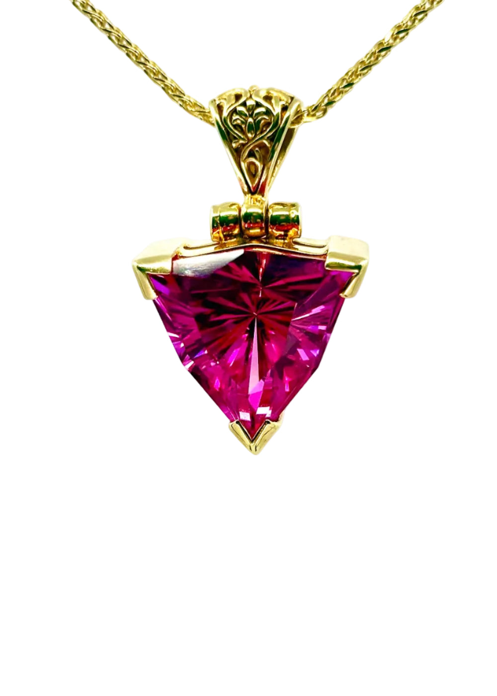 Parvati Pink Sapphire Vibrational Gemstone Pendant
