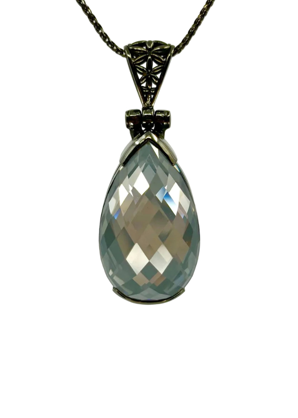 Moonlight Mystic Quartz Fine Vibrational Gemstone Pendant