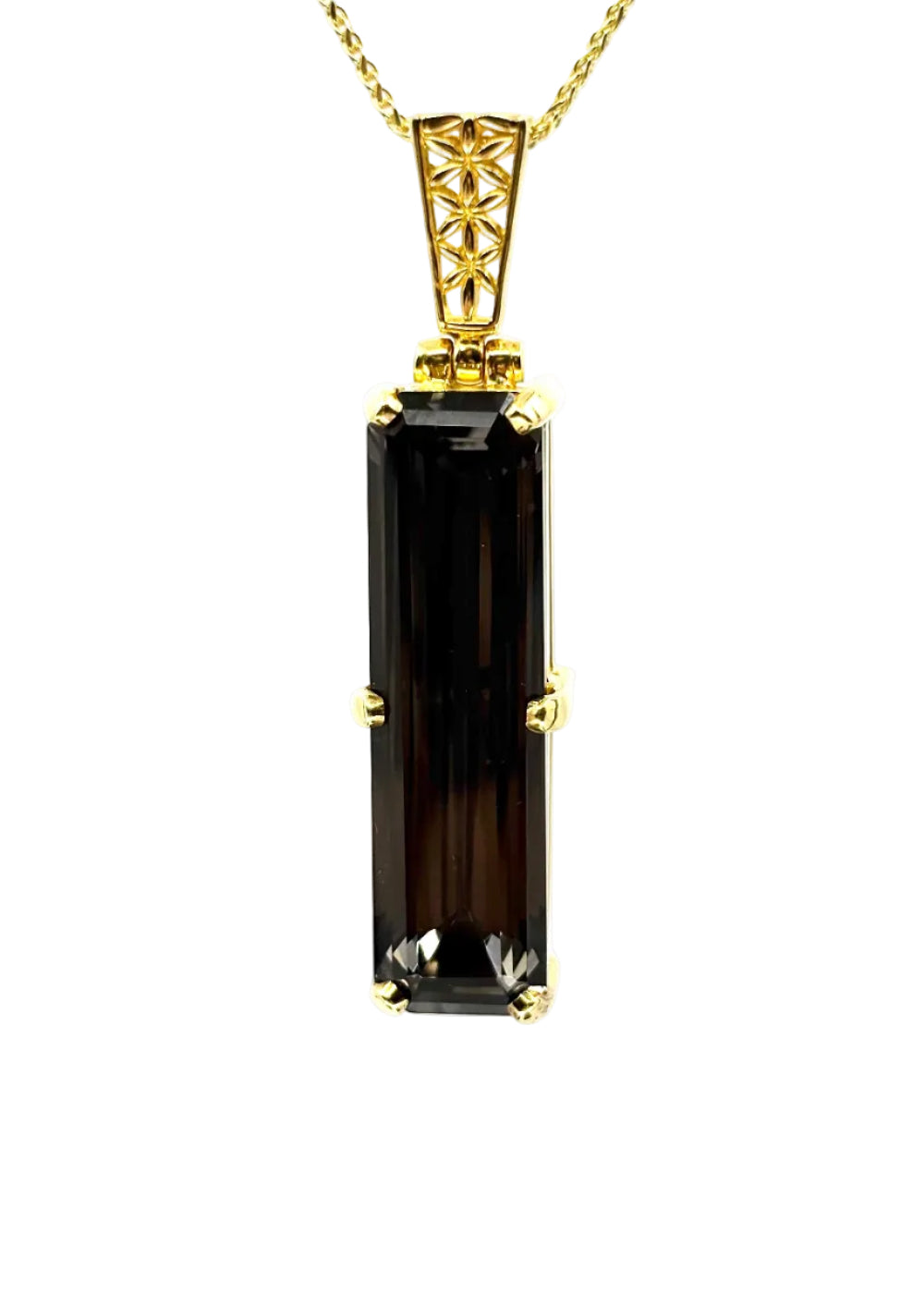 Midnight Mystic Quartz Vibrational Gemstone Pendant