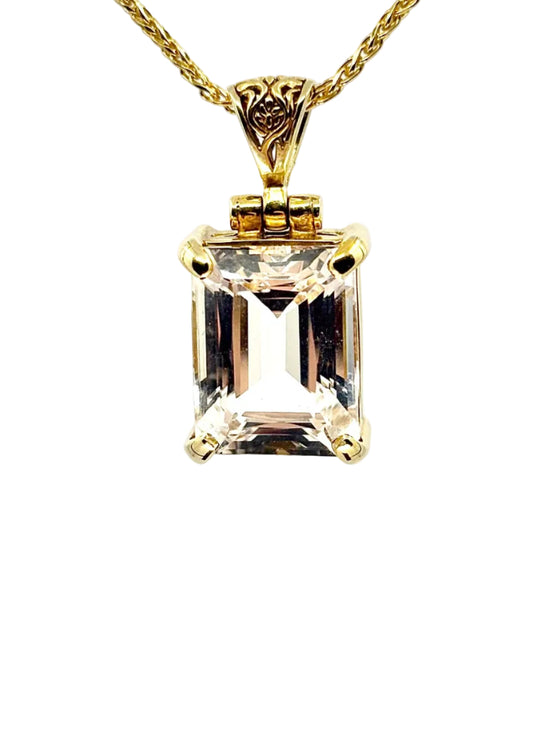 Danburite Fine Vibrational Gemstone Pendant