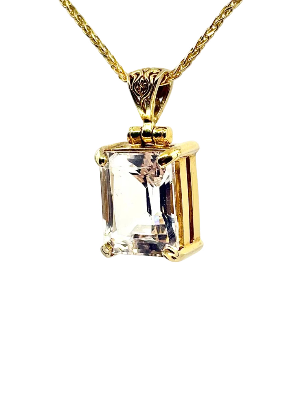Danburite Fine Vibrational Gemstone Pendant